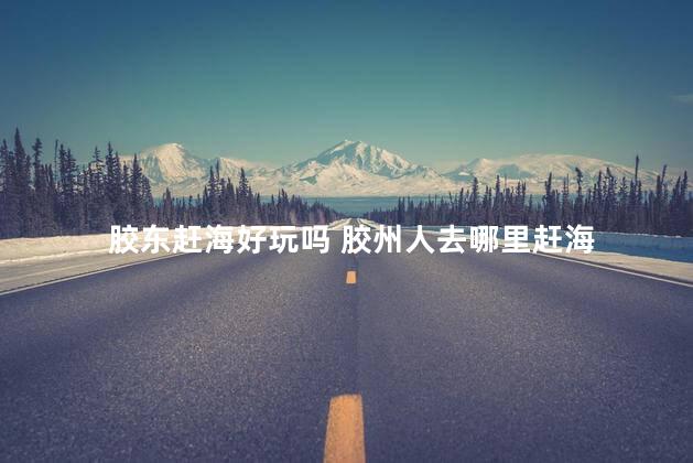 胶东赶海好玩吗 胶州人去哪里赶海